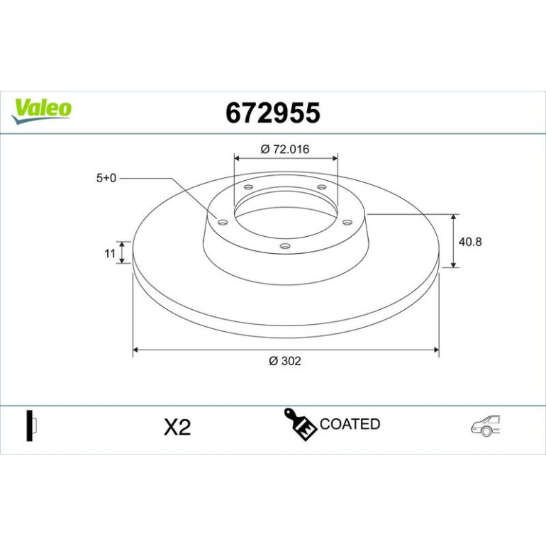 Bremsscheibe 672955