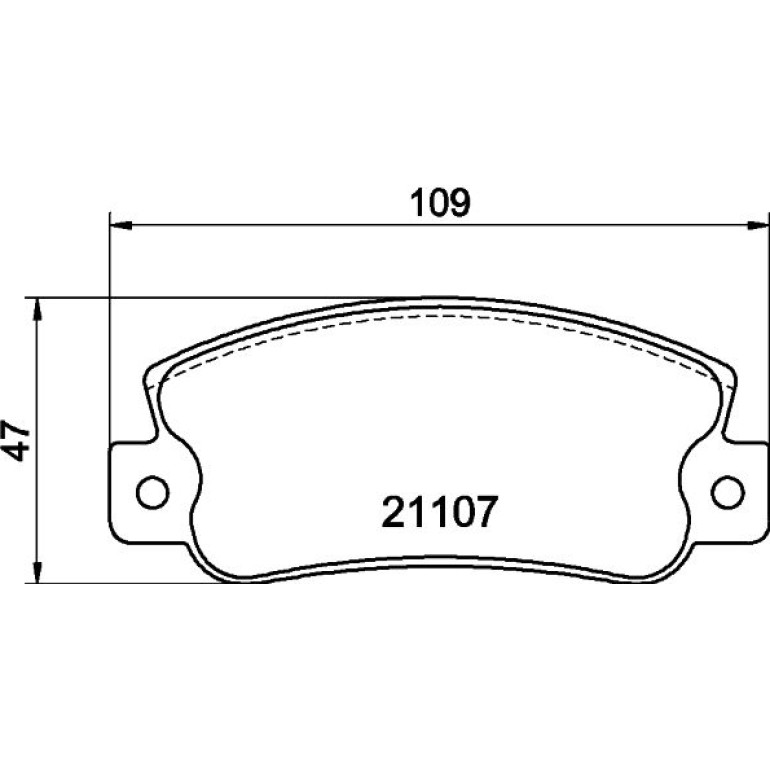 Bremsbelagsatz, Scheibenbremse 8DB 355 019-061 Bremsbelagsatz, Scheibenbremse 8DB 355 019-061