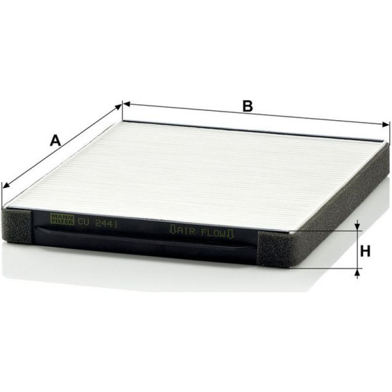MANN-FILTER CU 2441 Innenraumfilter, Partikelfilter MANN-FILTER CU 2441 Innenraumfilter, Partikelfilter