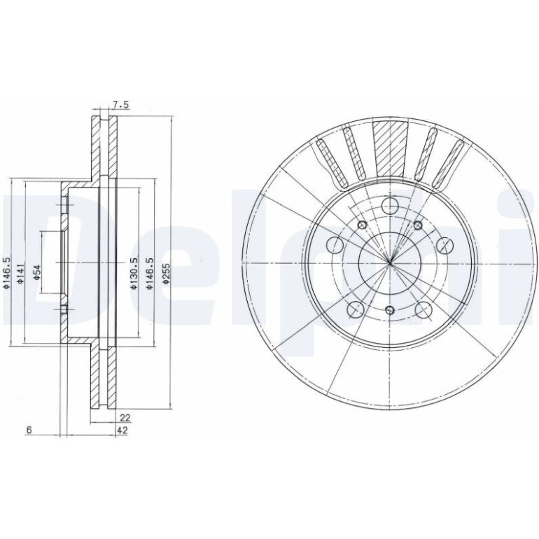 Bremsscheibe BG2596 Bremsscheibe BG2596
