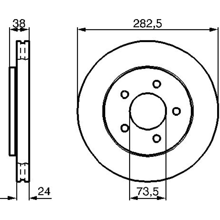 Bremsscheibe 0 986 478 983 Bremsscheibe 0 986 478 983