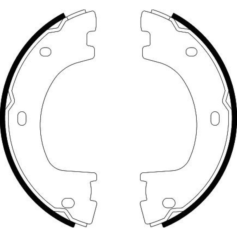 Bremsbackensatz, Feststellbremse 8DA 355 050-071