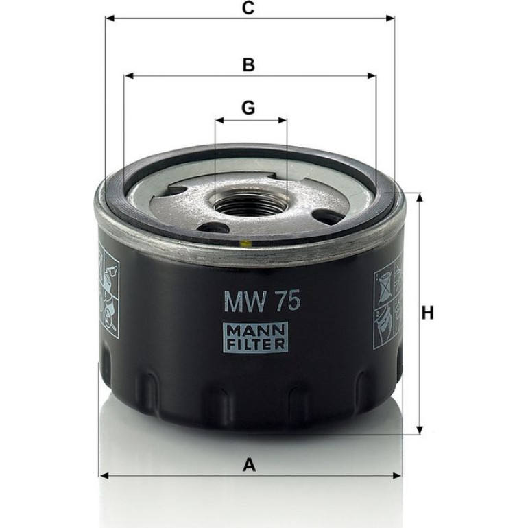 Ölfilter MW 75