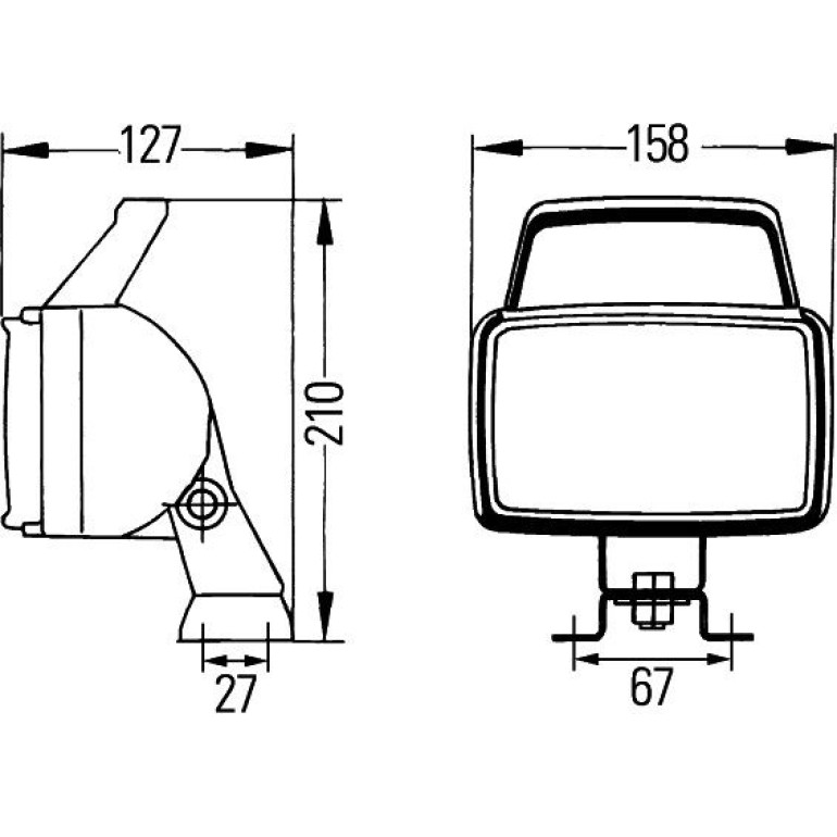 Arbeitsscheinwerfer 1GA 006 991-031 Arbeitsscheinwerfer 1GA 006 991-031