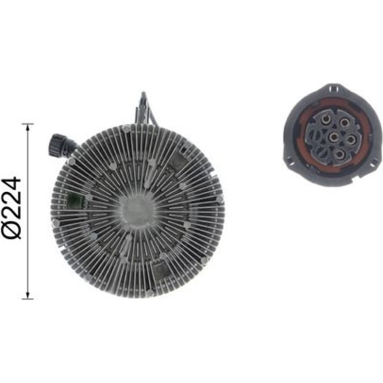 Kupplung, Kühlerlüfter CFC 189 000P Kupplung, Kühlerlüfter CFC 189 000P