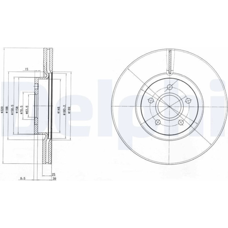 Bremsscheibe BG4056