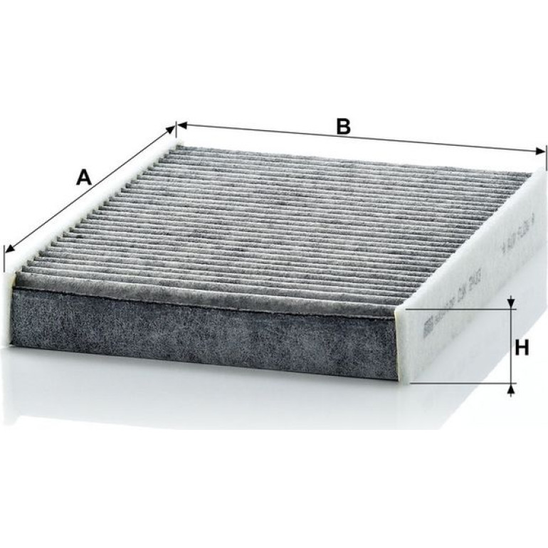 MANN-FILTER CUK 2433 Innenraumfilter, Aktivkohlefilter MANN-FILTER CUK 2433 Innenraumfilter, Aktivkohlefilter