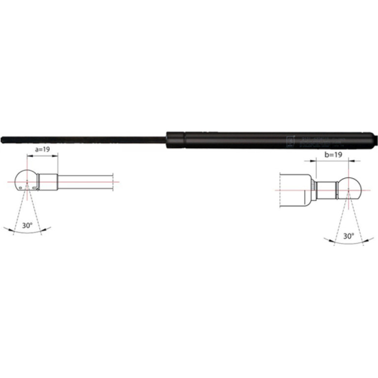 Gasfeder, Koffer-/Laderaum 2110474