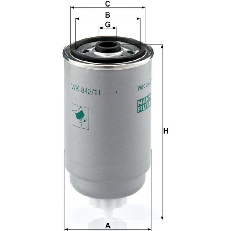 Kraftstofffilter WK 842/11