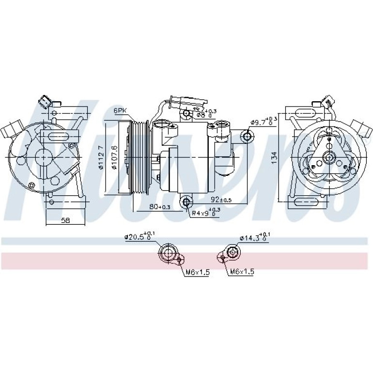 Kompressor, Klimaanlage 890649