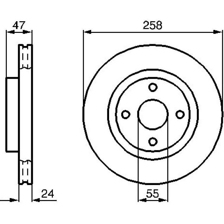 Bremsscheibe 0 986 478 989 Bremsscheibe 0 986 478 989