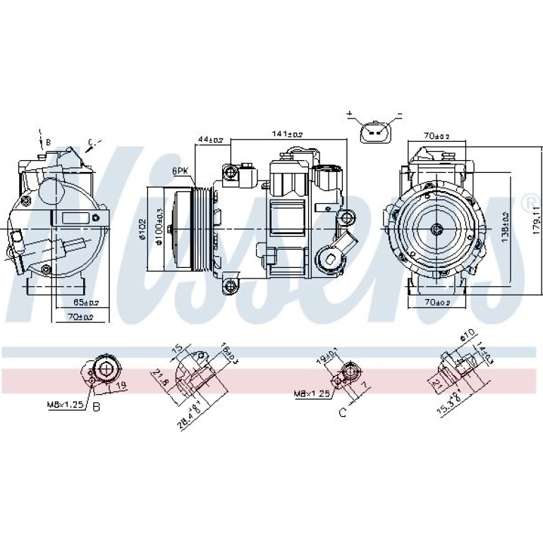 Kompressor, Klimaanlage 890412