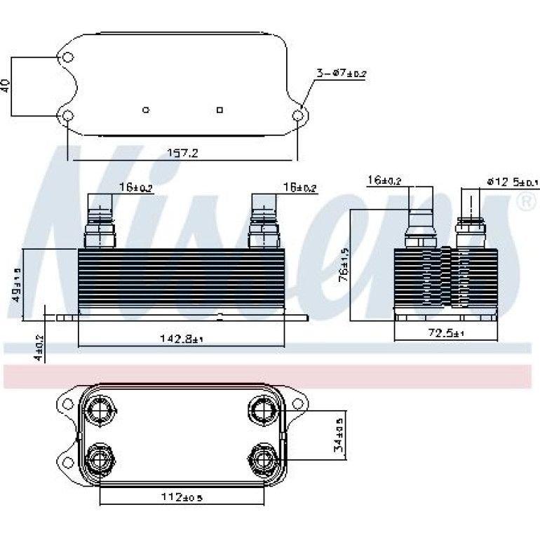 Ölkühler, Automatikgetriebe 90909