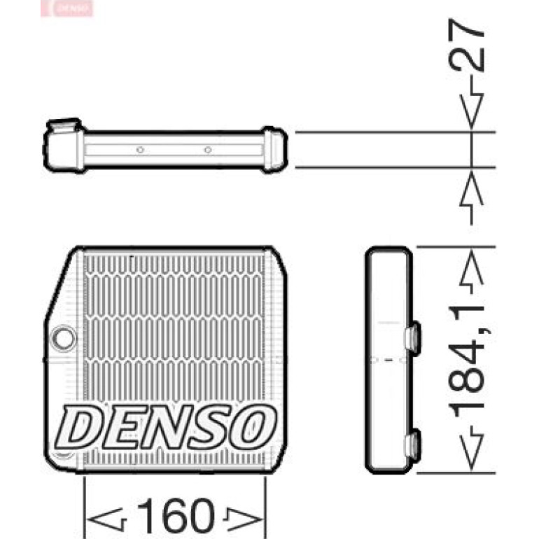 Wärmetauscher, Innenraumheizung DRR09076