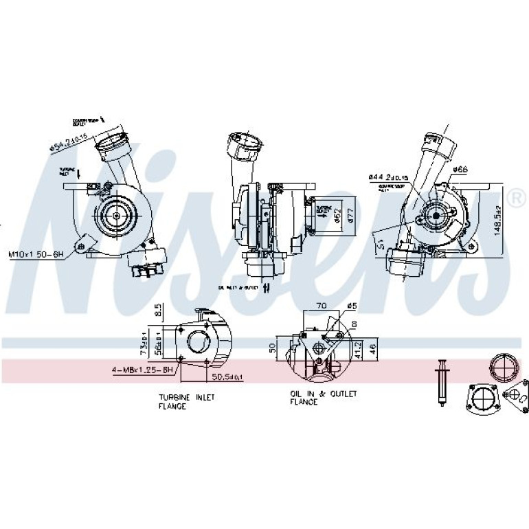 Nissens Turbolader 93118