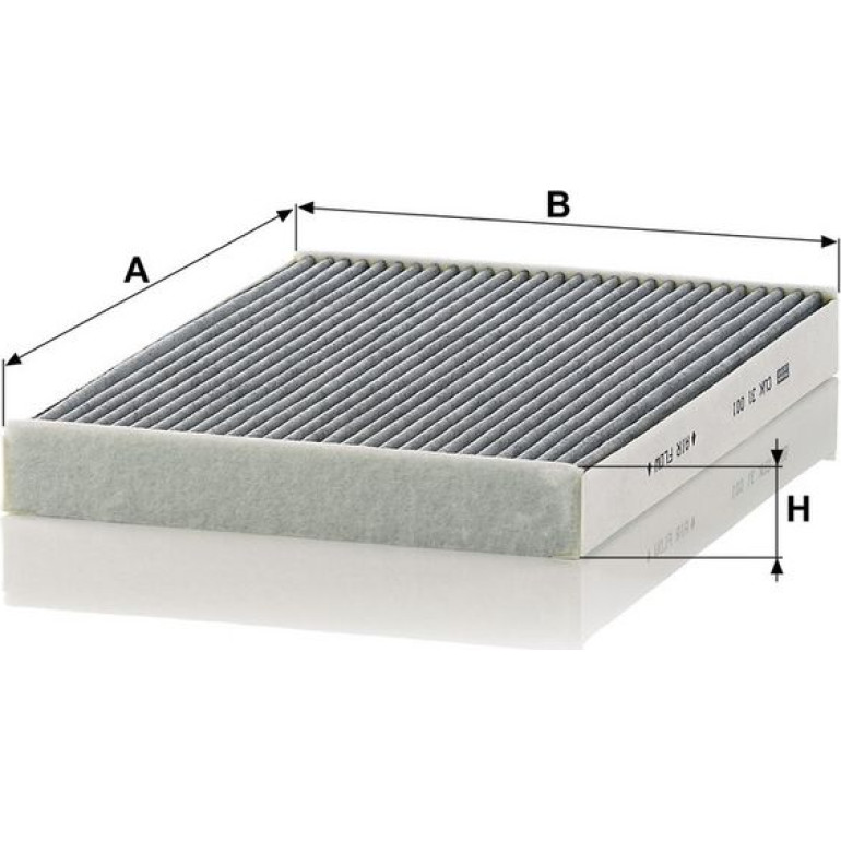 MANN-FILTER CUK 31 001 Innenraumfilter, Aktivkohlefilter MANN-FILTER CUK 31 001 Innenraumfilter, Aktivkohlefilter