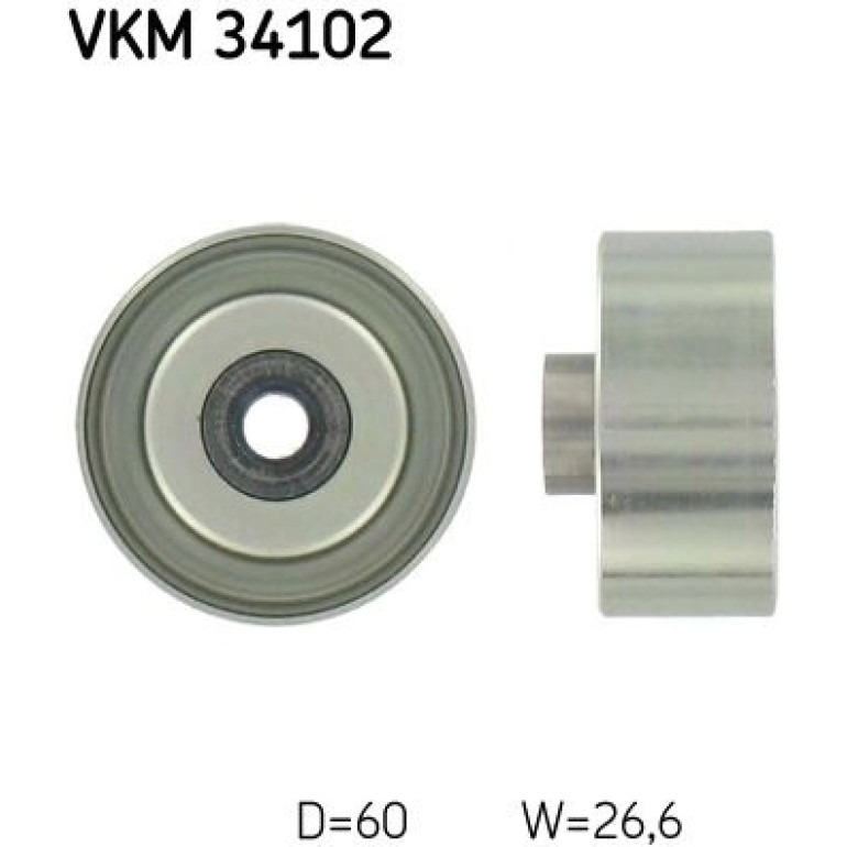 Umlenk-/Führungsrolle, Keilrippenriemen VKM 34102 Umlenk-/Führungsrolle, Keilrippenriemen VKM 34102