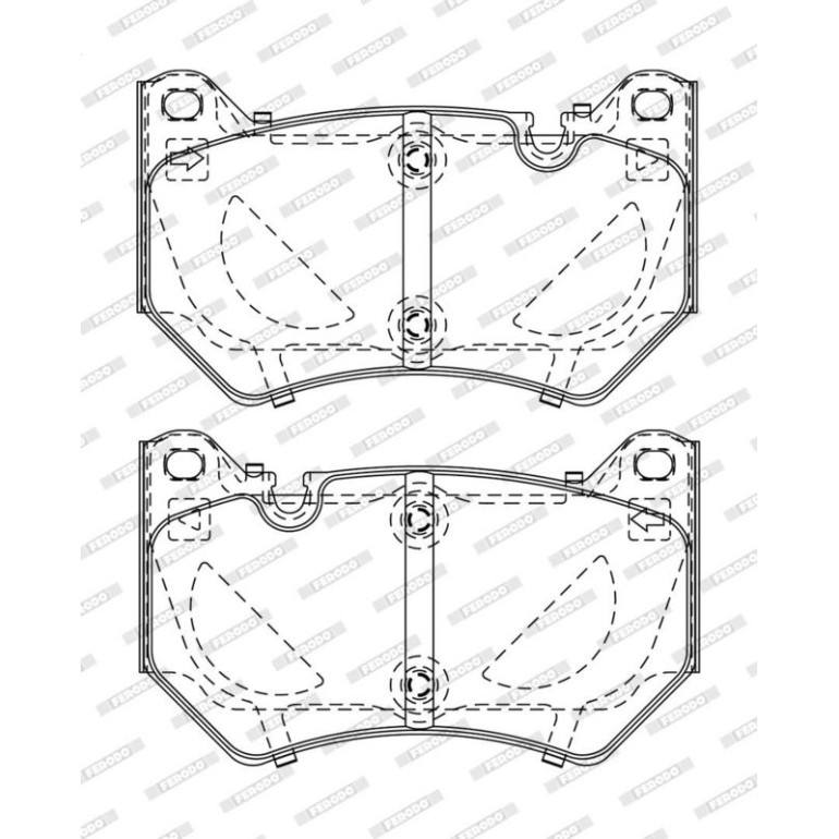 Bremsbelagsatz, Scheibenbremse FDB5156 Bremsbelagsatz, Scheibenbremse FDB5156
