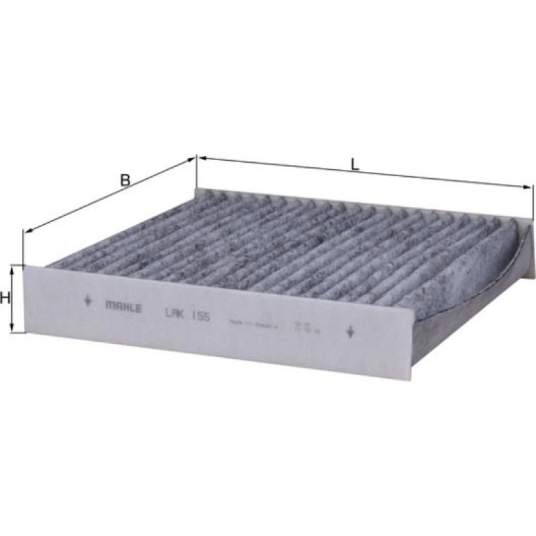 Filter, Innenraumluft LAK 155 Filter, Innenraumluft LAK 155