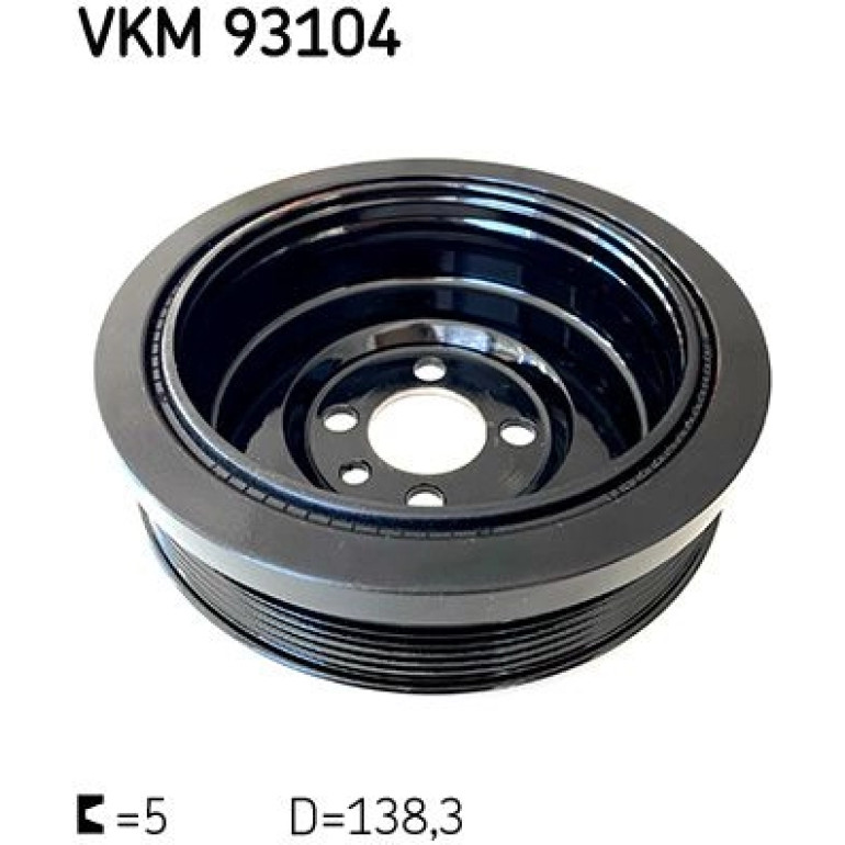 Riemenscheibe, Kurbelwelle VKM 93104 Riemenscheibe, Kurbelwelle VKM 93104