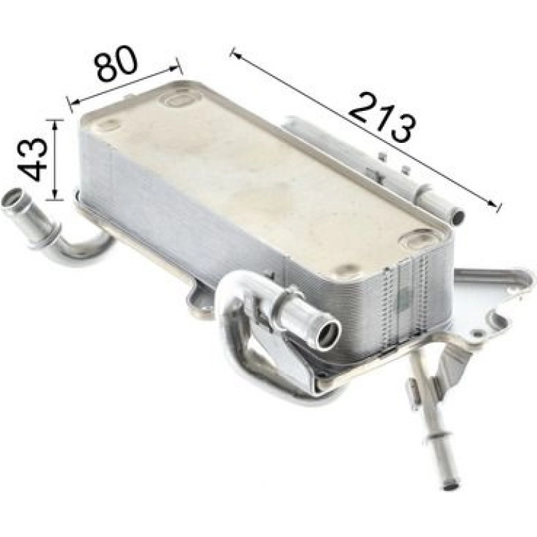 Ölkühler, Automatikgetriebe CLC 284 000P Ölkühler, Automatikgetriebe CLC 284 000P