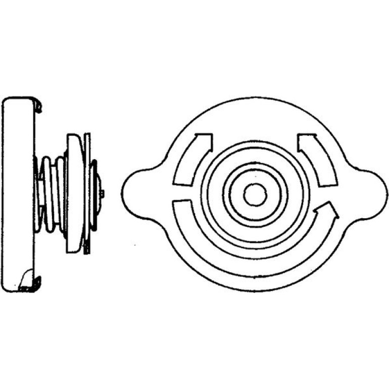 Verschlussdeckel, Kühler CRB 17 000P Verschlussdeckel, Kühler CRB 17 000P