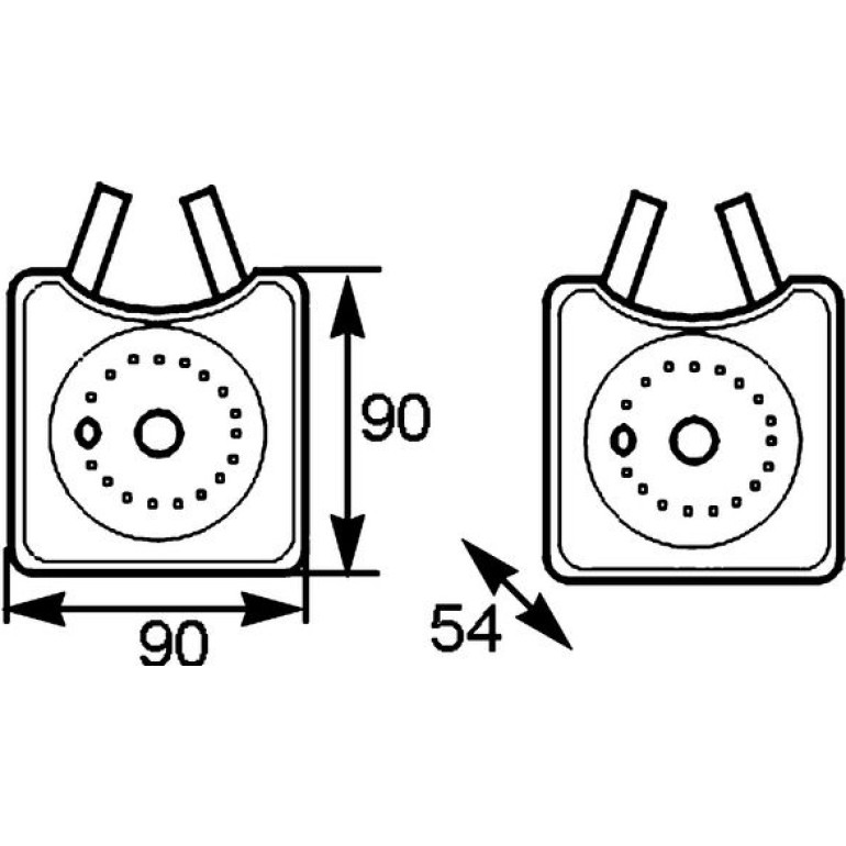 Ölkühler, Motoröl CLC 163 000S
