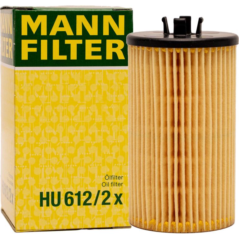 MANN-FILTER HU 612/2 x Ölfilter mit Dichtung, Filtereinsatz MANN-FILTER HU 612/2 x Ölfilter mit Dichtung, Filtereinsatz