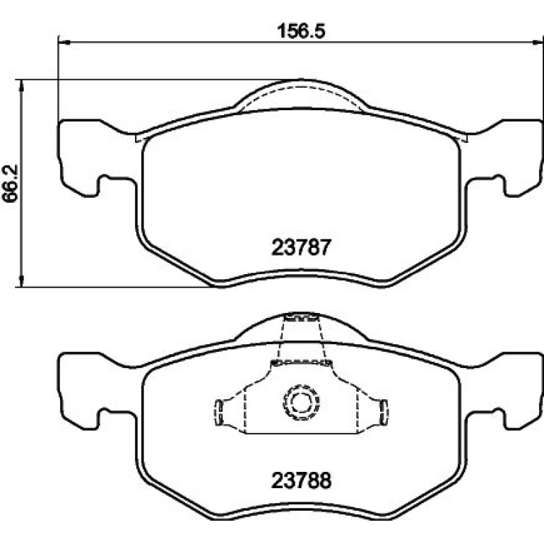 Bremsbelagsatz, Scheibenbremse 8DB 355 010-141 Bremsbelagsatz, Scheibenbremse 8DB 355 010-141