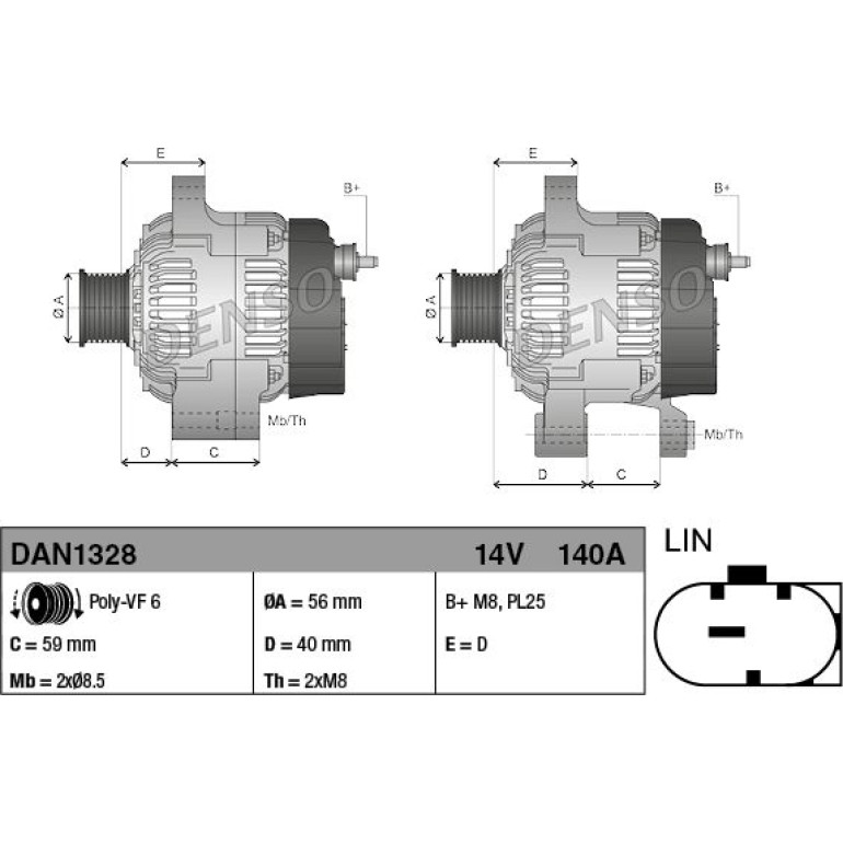 Generator DAN1328 Generator DAN1328