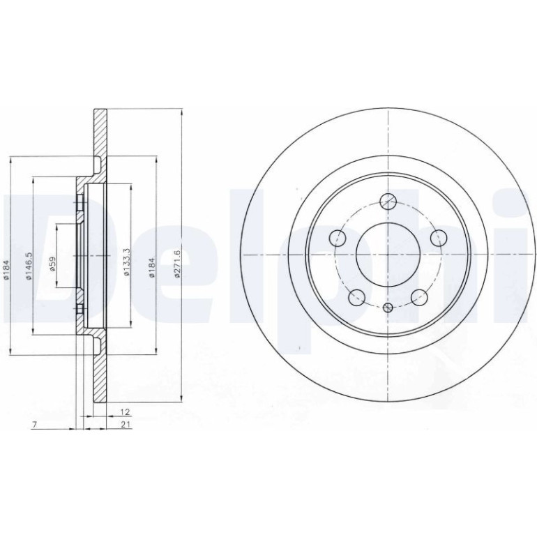Bremsscheibe BG3741 Bremsscheibe BG3741