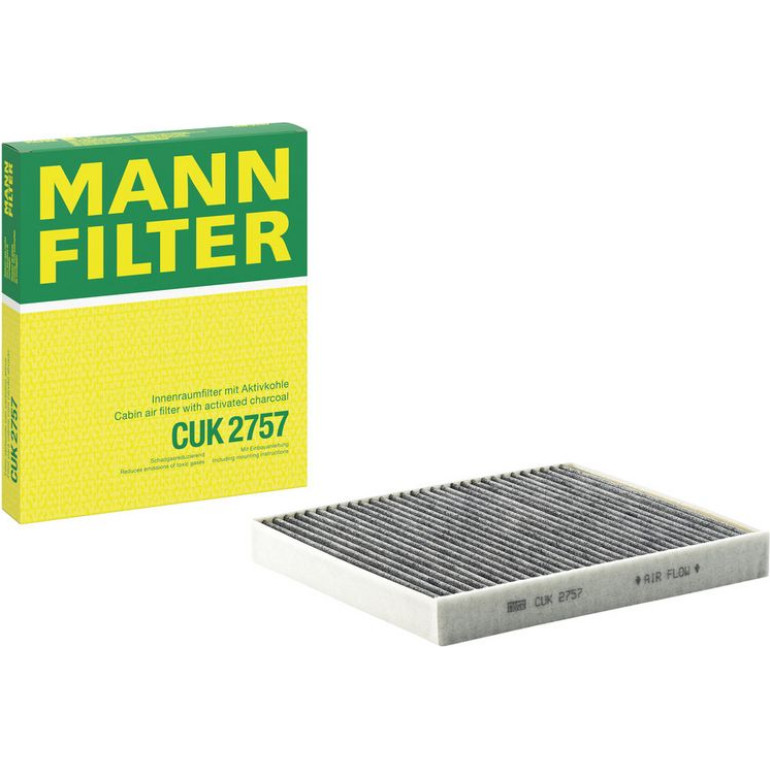 MANN-FILTER CUK 2757 Innenraumfilter, Aktivkohlefilter