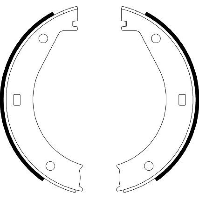 Bremsbackensatz, Feststellbremse 8DA 355 050-311