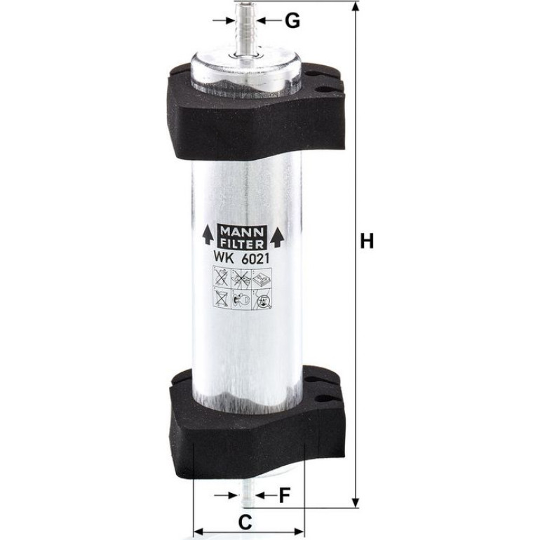 Kraftstofffilter WK 6021 Kraftstofffilter WK 6021