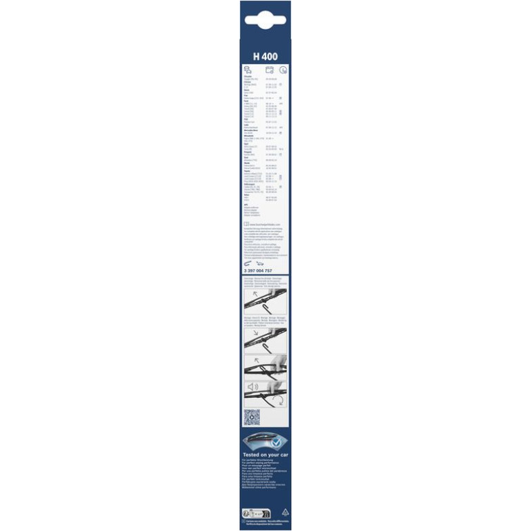 BOSCH H 400 Scheibenwischer Rear 3 397 004 757 BOSCH H 400 Scheibenwischer Rear 3 397 004 757