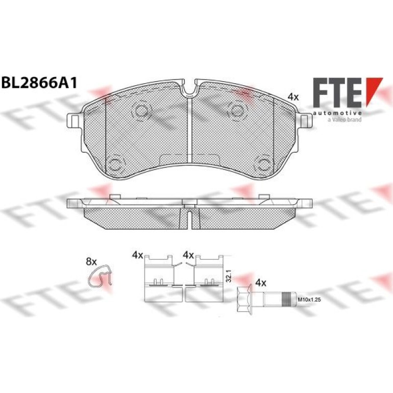 Bremsbelagsatz, Scheibenbremse 9011106 Bremsbelagsatz, Scheibenbremse 9011106