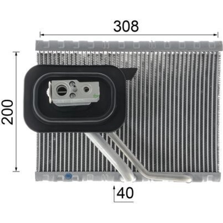 Verdampfer, Klimaanlage AE 127 000P Verdampfer, Klimaanlage AE 127 000P