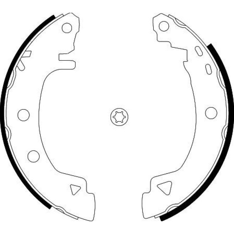 Bremsbackensatz 8DB 355 001-061 Bremsbackensatz 8DB 355 001-061