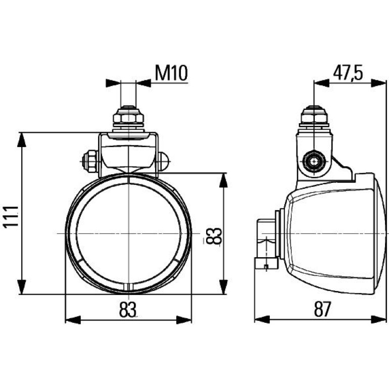 Arbeitsscheinwerfer 1G0 996 176-131 Arbeitsscheinwerfer 1G0 996 176-131