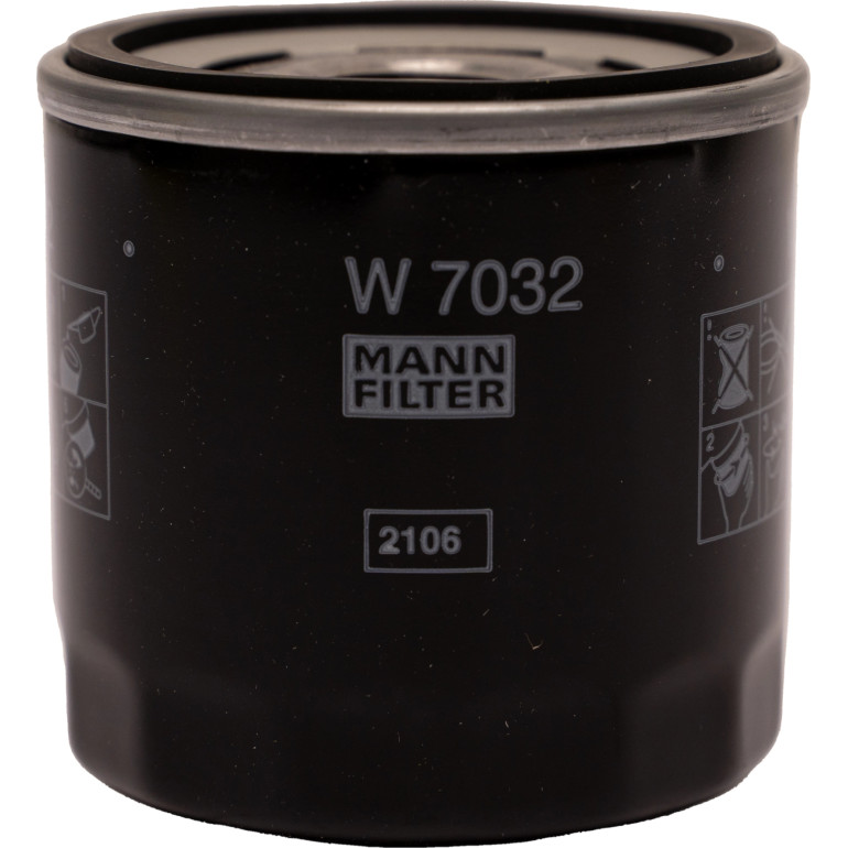 MANN-FILTER W 7032 Ölfilter M20x1.5, mit einem Rücklaufsperrventil, Anschraubfilter MANN-FILTER W 7032 Ölfilter M20x1.5, mit einem Rücklaufsperrventil, Anschraubfilter