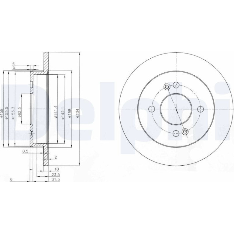 Bremsscheibe BG3981 Bremsscheibe BG3981