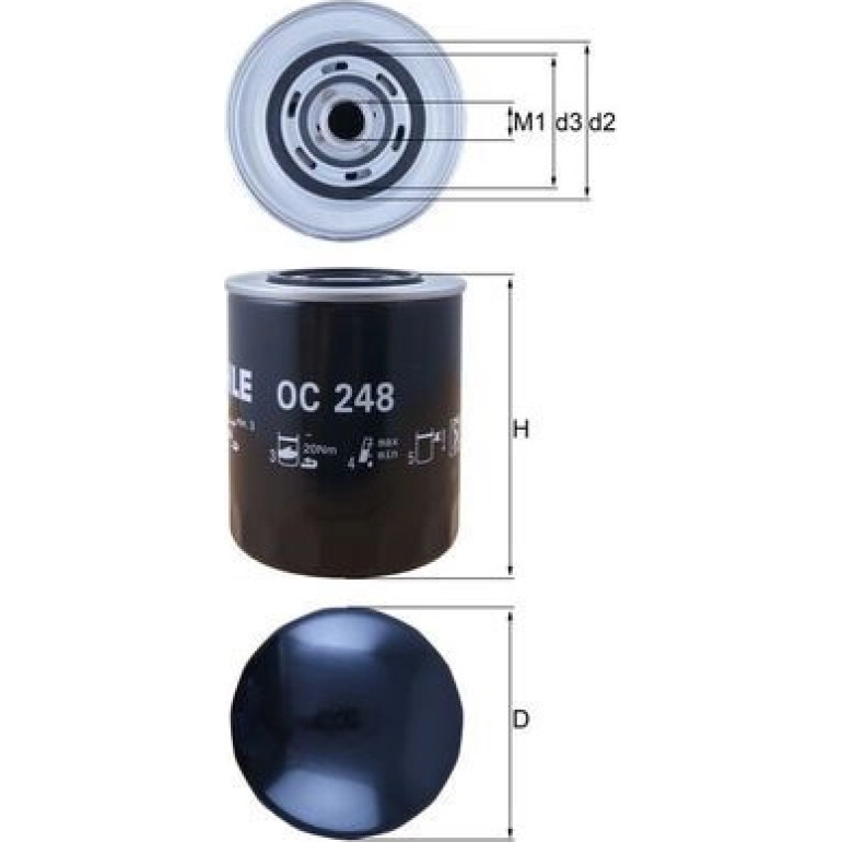 Ölfilter OC 248 Ölfilter OC 248
