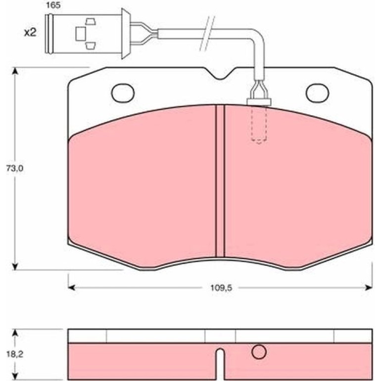 Bremsbelagsatz, Scheibenbremse GDB1111 Bremsbelagsatz, Scheibenbremse GDB1111
