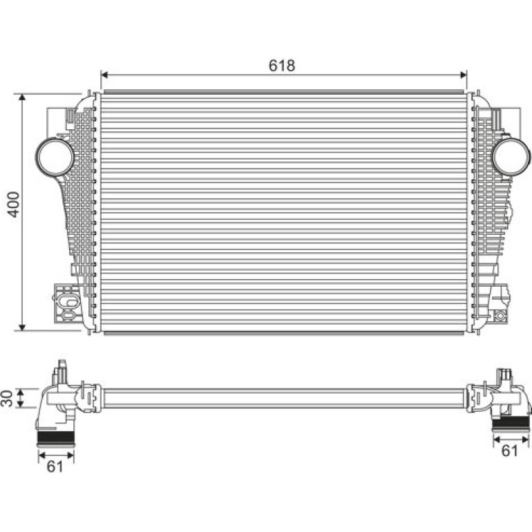 Ladeluftkühler 822915