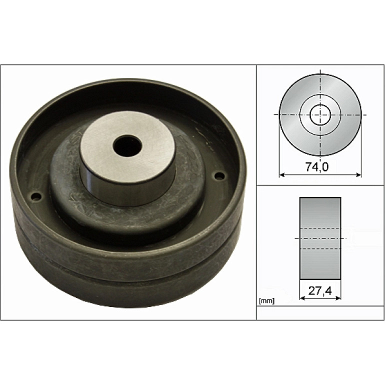 Umlenk-/Führungsrolle, Zahnriemen 532 0051 10 Umlenk-/Führungsrolle, Zahnriemen 532 0051 10