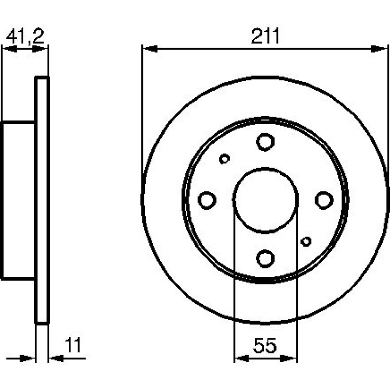 Bremsscheibe 0 986 479 119 Bremsscheibe 0 986 479 119