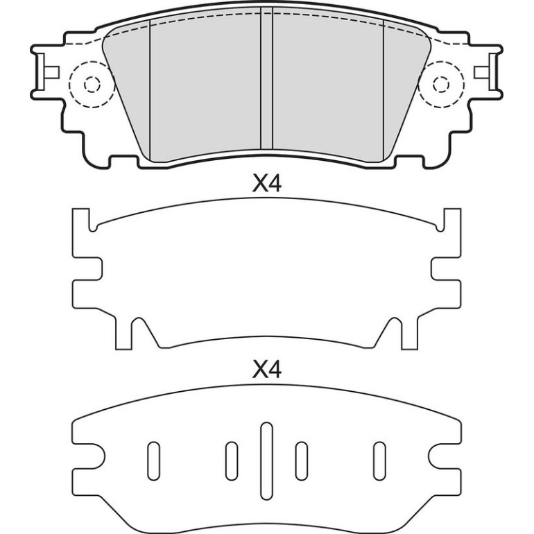 Bremsbelagsatz, Scheibenbremse 601678 Bremsbelagsatz, Scheibenbremse 601678