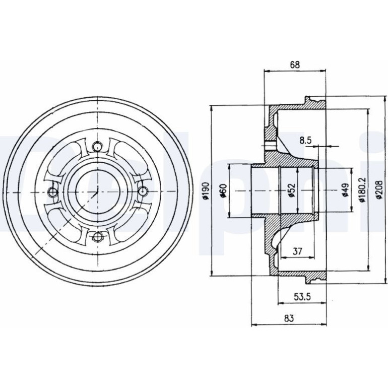 Bremstrommel BF272