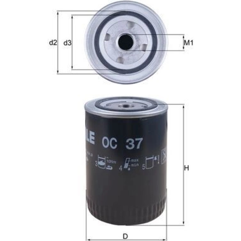 Ölfilter OC 37 Ölfilter OC 37