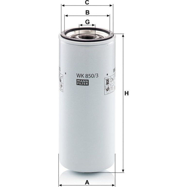 Kraftstofffilter WK 850/3 Kraftstofffilter WK 850/3
